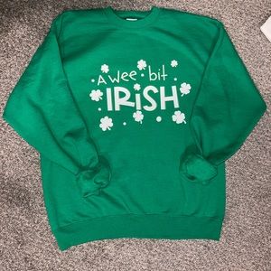 St. Patrick’s Day crewneck, st patty’s day, a wee bit Irish